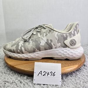 G/Fore G4 MG4+ Gray Camo Athletic Casual Lace Up Spikeless Golf Shoe Mens 11.5
